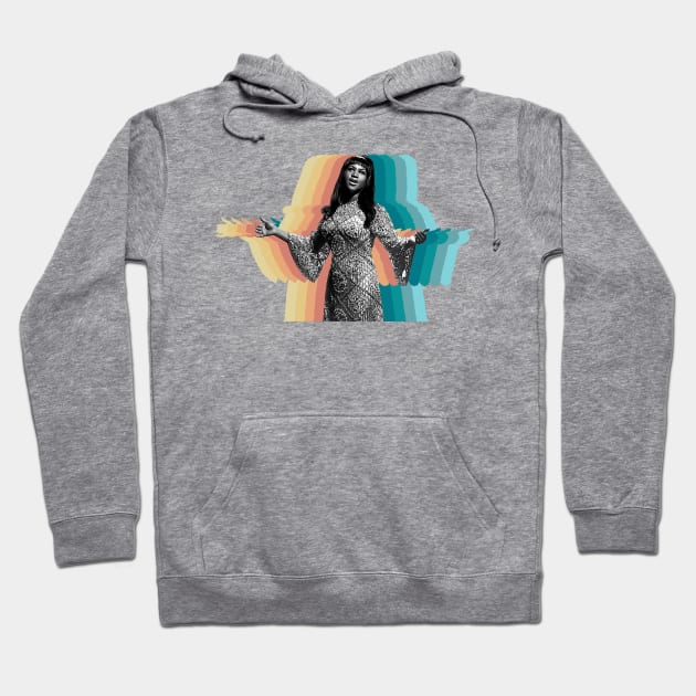 Aretha Franklin Hoodie by Oges Rawon